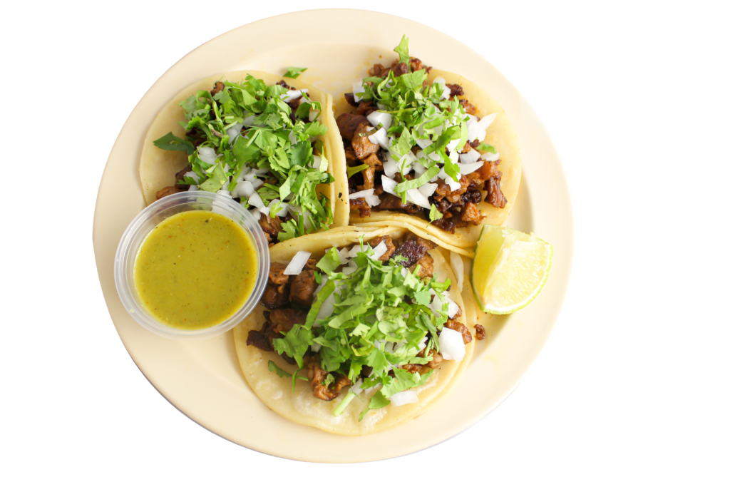 Tacos al pastor tradicionales - Comida salvadoreña y mexicana